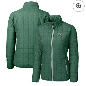 Cutter & Buck Forest Green Puffer Jacket
